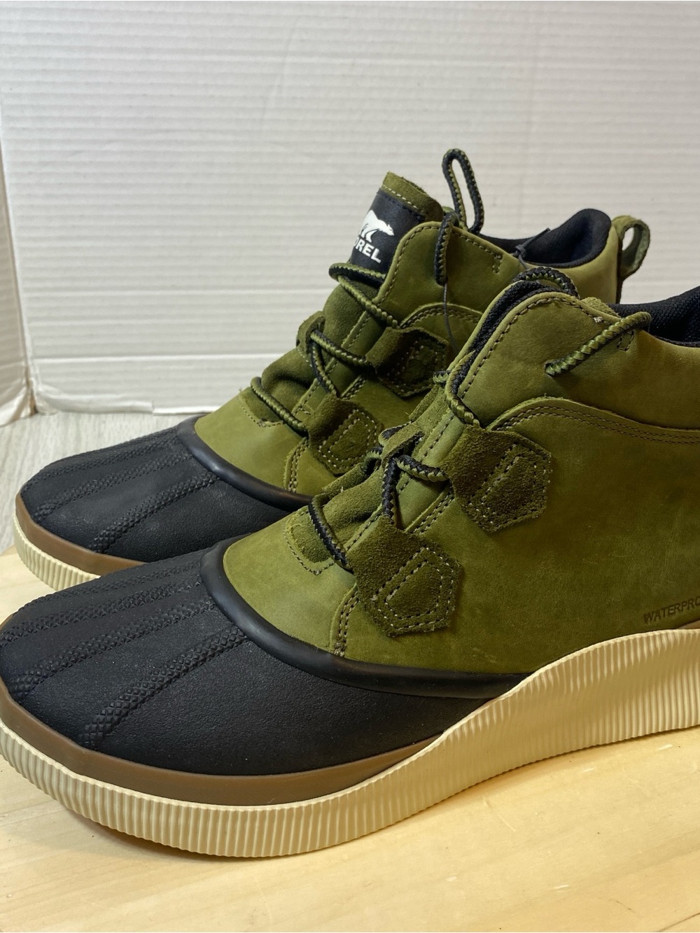 Sorel Explorer Joan Waterproof Olive Green Duck Boots Women's Size 11 / EU 42 EU - Picture 6 of 10